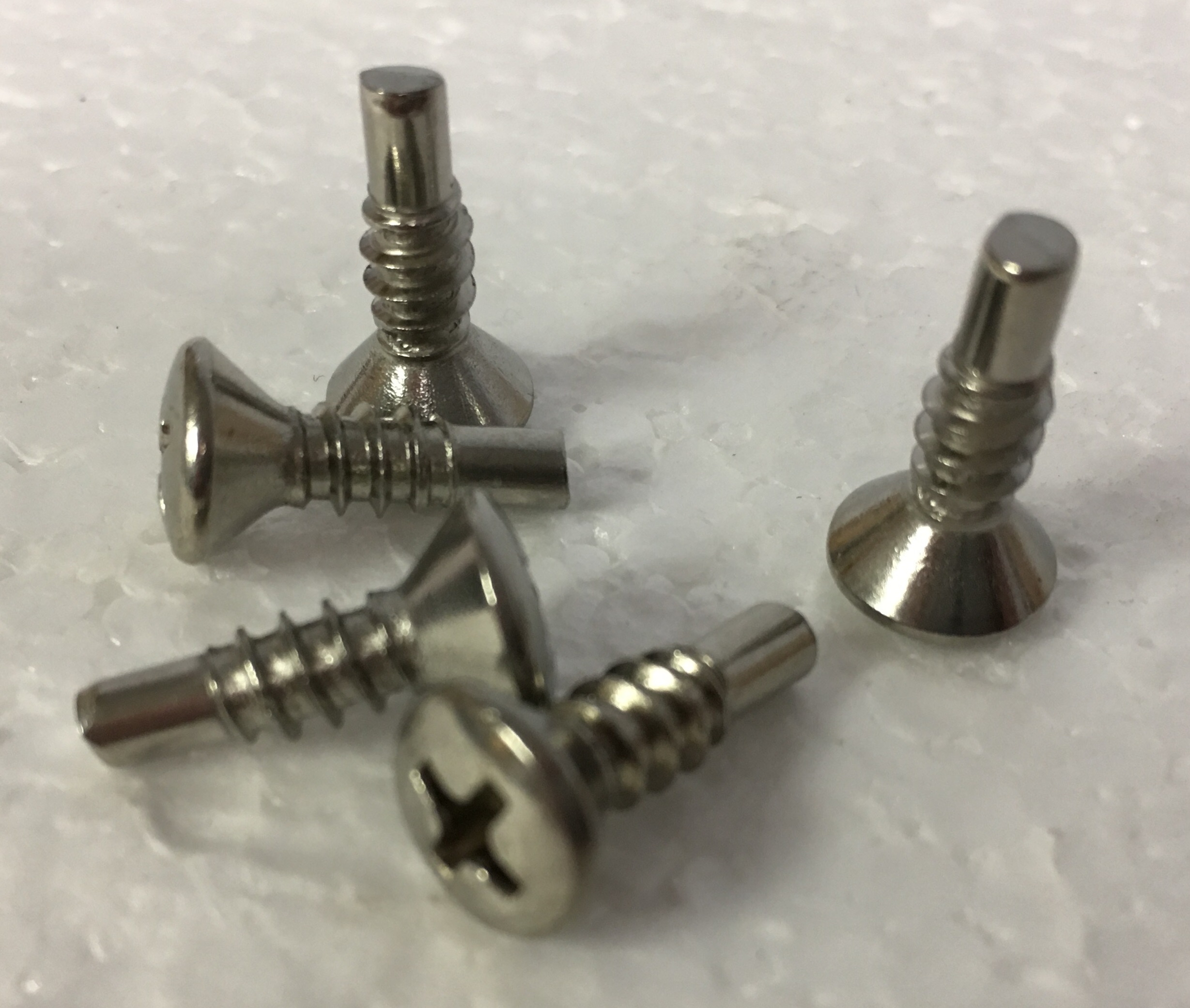 25 Stainless Steel Pilot Point Screws for Vinyl Straps