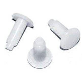 100 Large Solid Shank Rivets for Vinyl Strapping