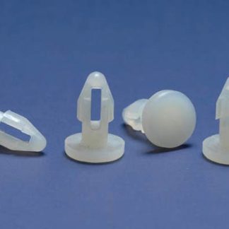 100 Short Shank Rivets for Vinyl Strapping