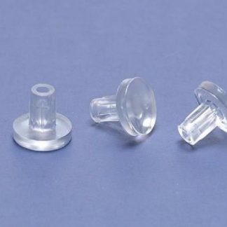 10 Clear Vinyl Bumpers for Outdoor Glass Tabletops