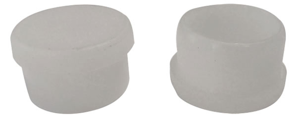 32 Round Flat Glide Inserts (1-1/8'' O.D. 1'' I.D.) for Furniture Tubing