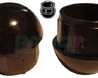 12 1'' Round Dome Inserts for Patio Furniture Legs/Tubing