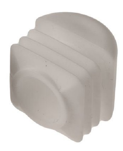 16 Square Multi-gauge Domed Glide Inserts - 7/8'' Diameter for Chair/Tubing