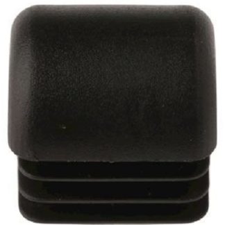 16 Square Multi-gauge Domed Glide Inserts - 7/8'' Diameter for Chair/Tubing