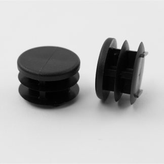 16 1'' Round Multi-Gauge Flat Glide Inserts for Tubes/Patio Furniture Legs