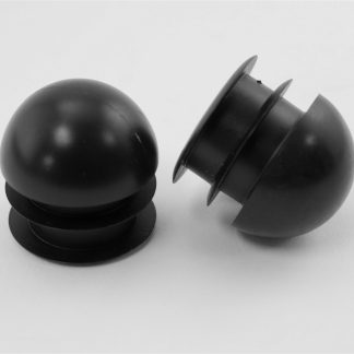 16 1.25'' Round Multi-Gauge Ball Glide Inserts for Patio Furniture Tubes/Leg