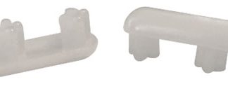 16 Domed Insert Glides - 2-1/4'' x 9/16'' O.D. for Patio Furniture Tubes/Legs