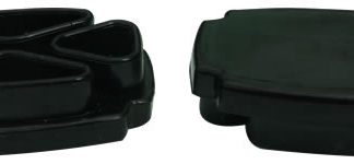 16 Flat Rectangular 1-7/8'' Insert Glides for Patio Furniture Tubes/Legs