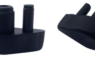 16 Tri Post Leg Glides 1-5/8'' x 5/8'' for Patio Furniture Tubes/Legs