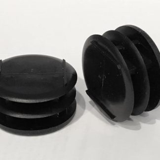 16 Round 1-1/2'' Multi-Gauge Flat Insert Glides for Patio Furniture Legs