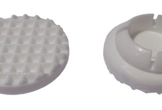 12 Wrought Iron 1'' Weld Cup Glides for Metal Weld Cups