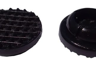 12 Wrought Iron 1'' Weld Cup Glides for Metal Weld Cups