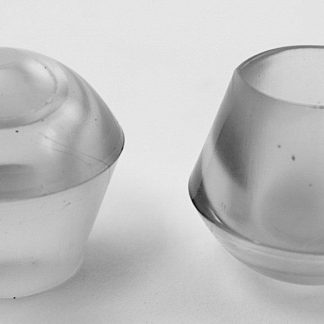 16 Vinyl teardrop 5/8'' Chair Leg/Tube Inserts
