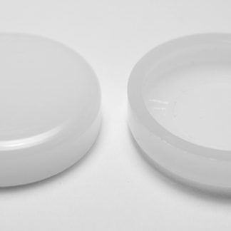 16 Wrought Iron ''Snap-On'' Chair Glide Disk Caps for 1-1/4'' Flat Metal Flange