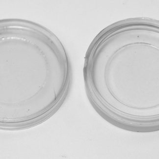 16 Wrought Iron ''Snap-On'' Chair Glide Disk Caps for 1-7/16'' Flat Metal Flange