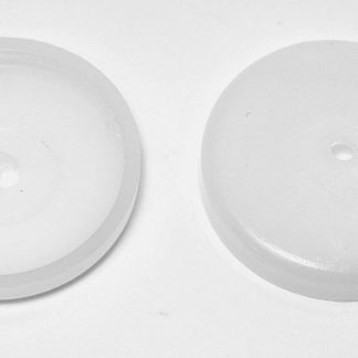 16 Wrought Iron ''Snap-On'' Chair Glide Disk Caps for 1-3/4'' Flat Metal Flange