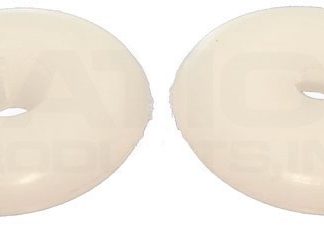 16 Nylon 1-1/8'' Disk Cap Screw Glides for Patio Furniture Legs