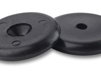 16 Nylon 1-1/8'' Disk Cap Screw Glides for Patio Furniture Legs