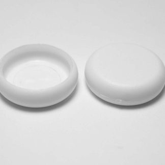 100 Nylon Disk Cap Glides for 15/16'' Flat Metal Flange