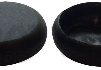 100 Nylon Disk Cap Glides for 15/16'' Flat Metal Flange