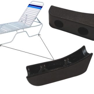 2 Sled Glides For Sled Based Chaise Lounges - Fits 1'' Tube