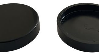 16 Wrought Iron 1 5/8'' Chair Glide Disk Caps