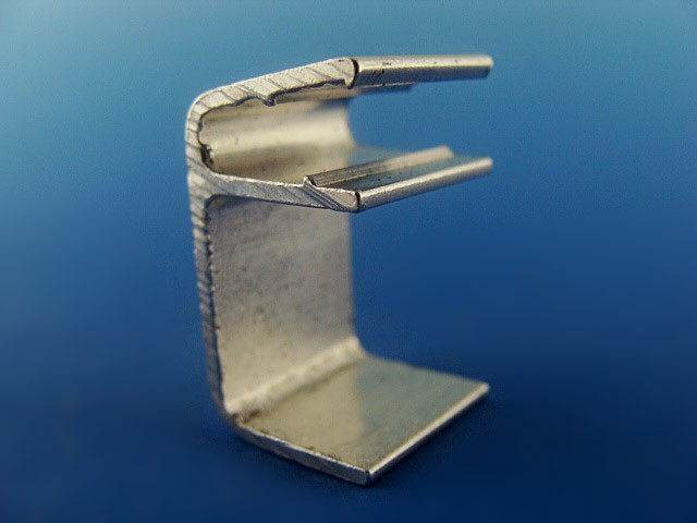20 Aluminum E-Clips 5/8'' Inch for Square Solid Frames