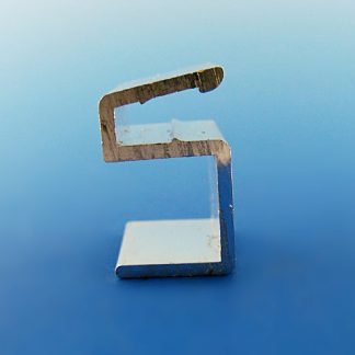 10 Aluminum ''S'' Clips 1/2'' Inch