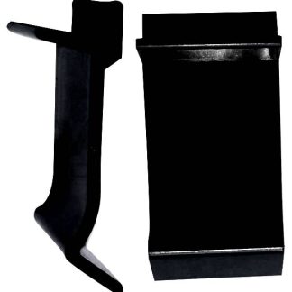 10 Table Rim Clips 3/4'' x 1-9/16'' - Helps Support Glass Tabletops