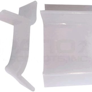 10 Table Rim Clips 1-1/4'' x 3/4'' - Helps Support Tabletops in Rim