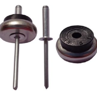 Metal Pop Rivet Glide (15/16'' O.D.) - Fits 3/16'' - 1/4'' hole