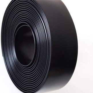 1.5''x10' Black Vinyl Patio Furniture Strapping (Glossy)